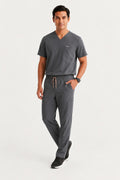 Men Util Tech 5 Pocket Slate Grey Scrubs