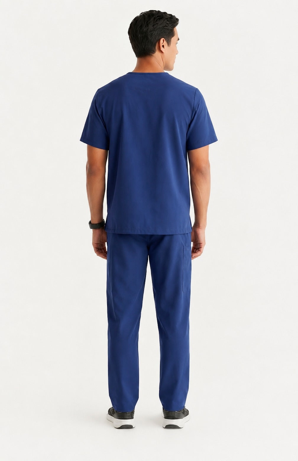 Men Eco Aware Performance Dark Blue Scrubs {11 Pocket}