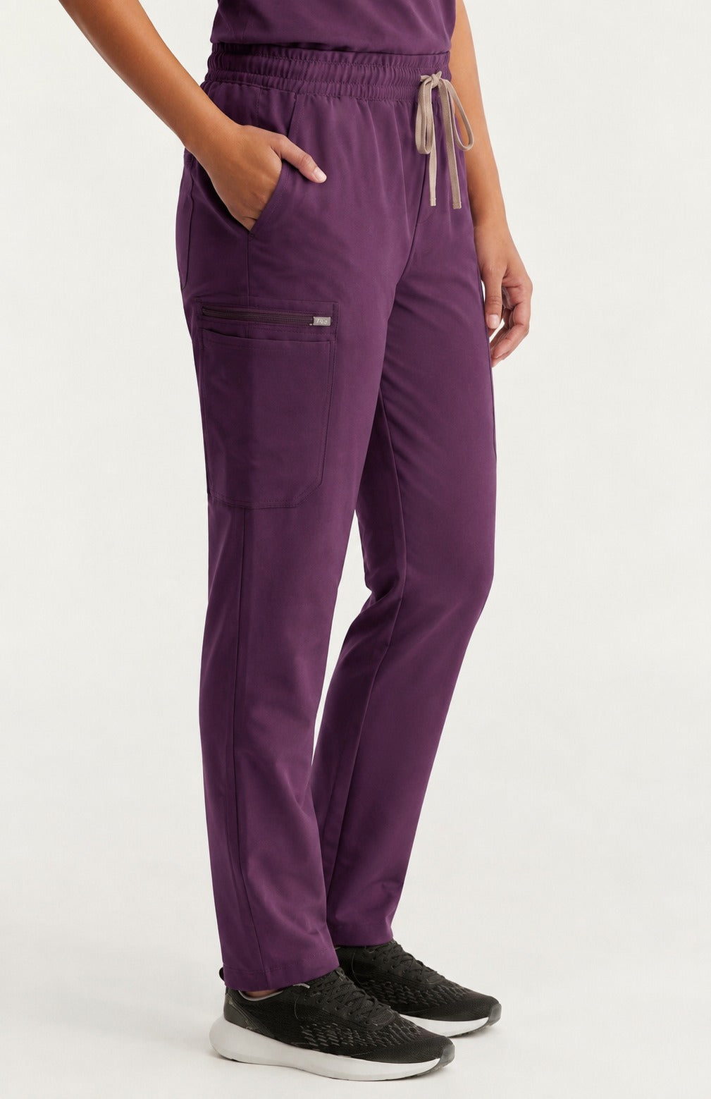 Women Eco Aware Performance Purple Scrubs {11 Pocket}