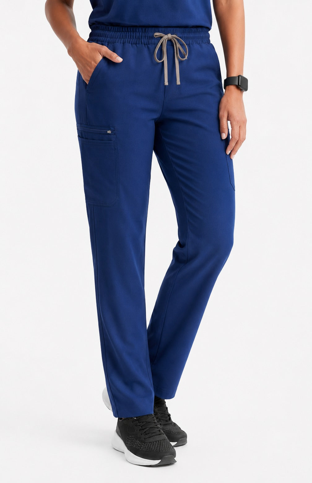 Women Classic Performance Blue Scrubs (AirEdge Fabric)