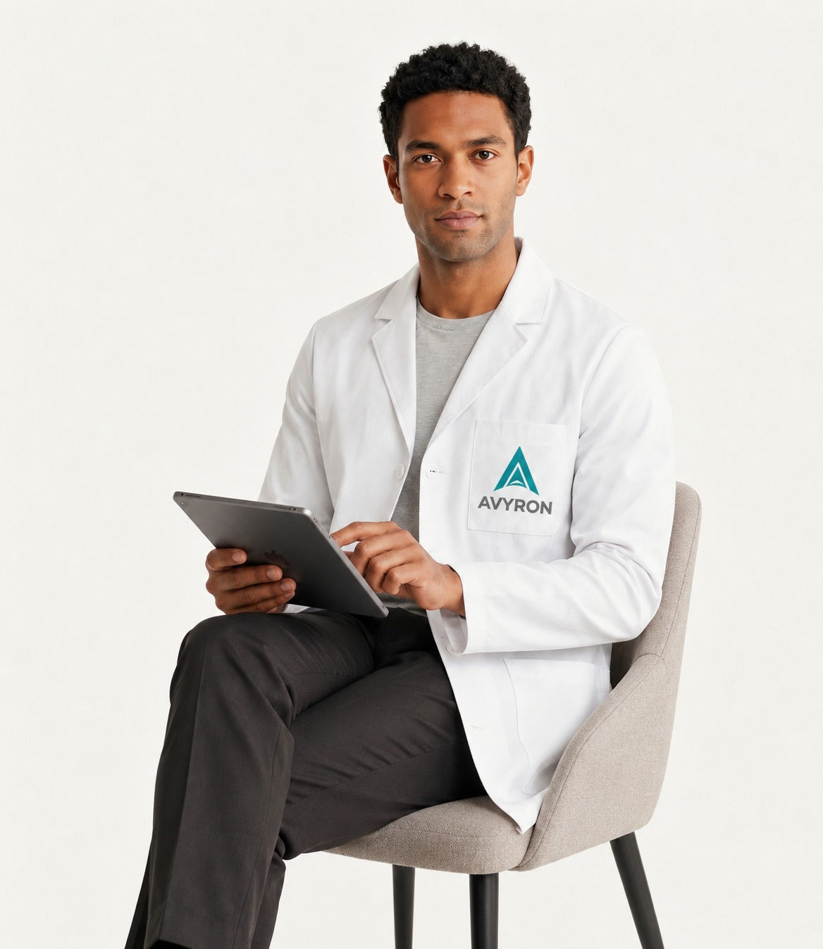 Men White LAB COAT By Avryon